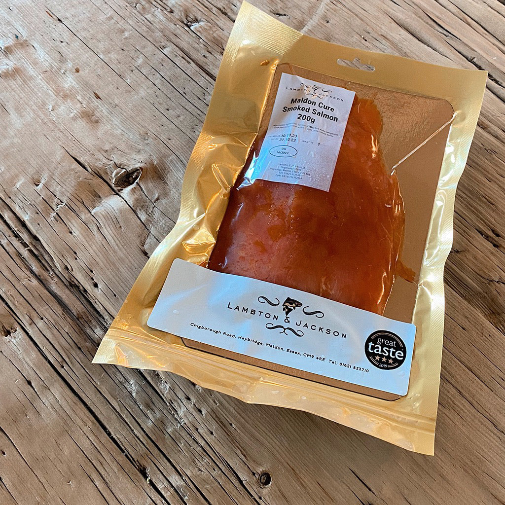 Smoked Salmon in it's packaging