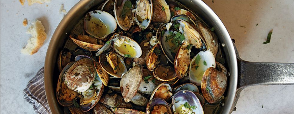 Garlic Steamed Clams