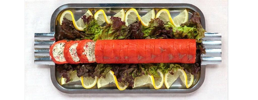 Smoked Salmon and Crab Roulade