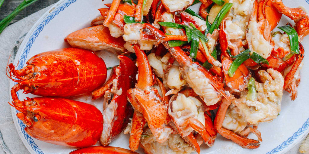 Cantonese Style Ginger and Spring Onion Lobster