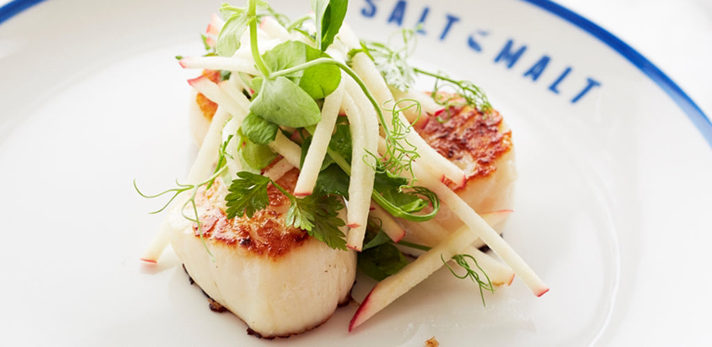 Scallops & Apple Salad