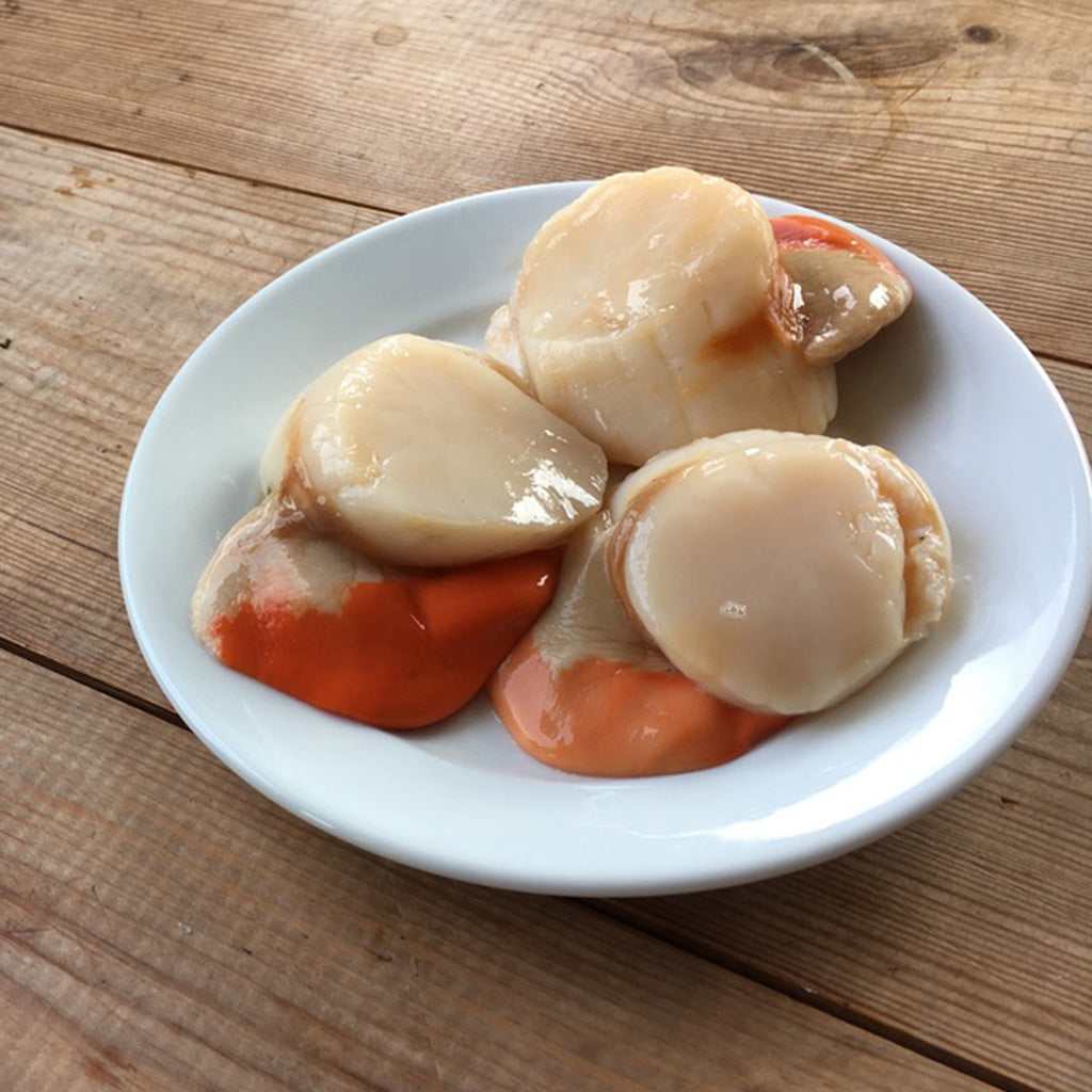 Scalops Roe Scottish Roe-on Scallops – Colchester Oyster Fishery